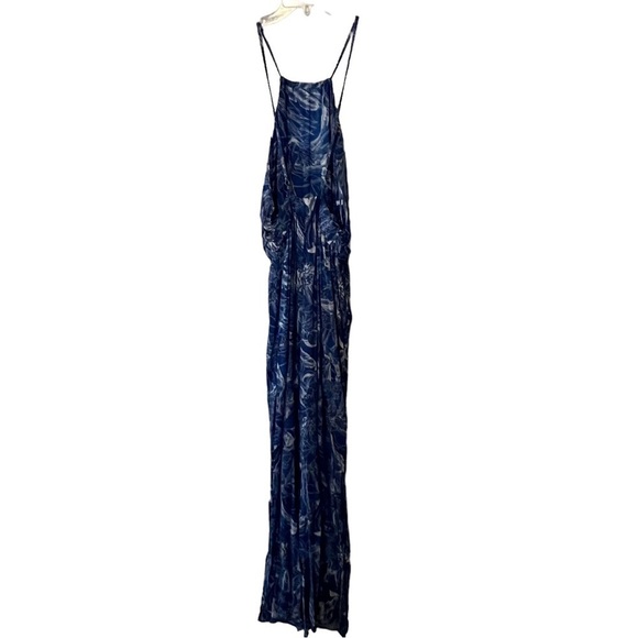 NWT Maaji Floral Print Cover Up Jumpsuit Blue M Beacheear Swim Coastal Printed - Picture 4 of 16